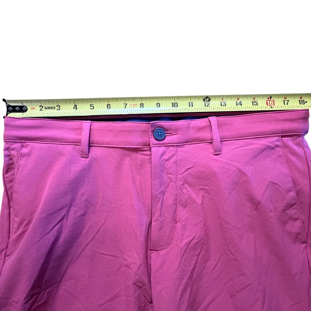 Tommy Bahama Men's Coral Pink Stretch Golf Shorts Size 34 - Picture 9 of 12